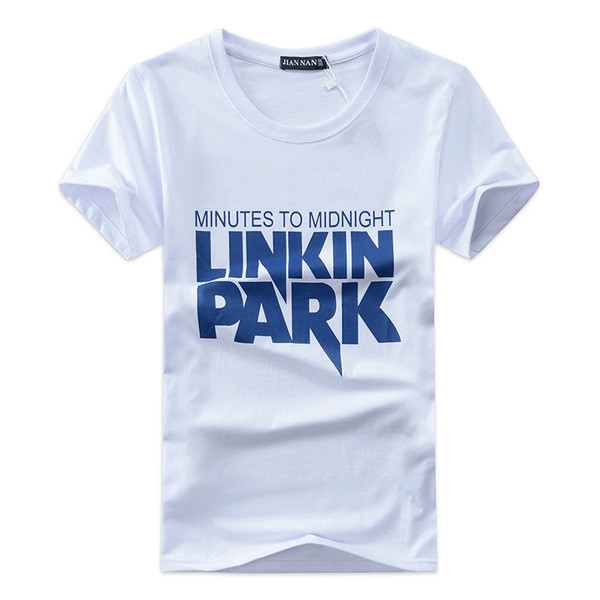 Tricou barbatesc cu maneca scurta si imprimeu in patru culori