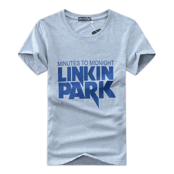 Tricou barbatesc cu maneca scurta si imprimeu in patru culori