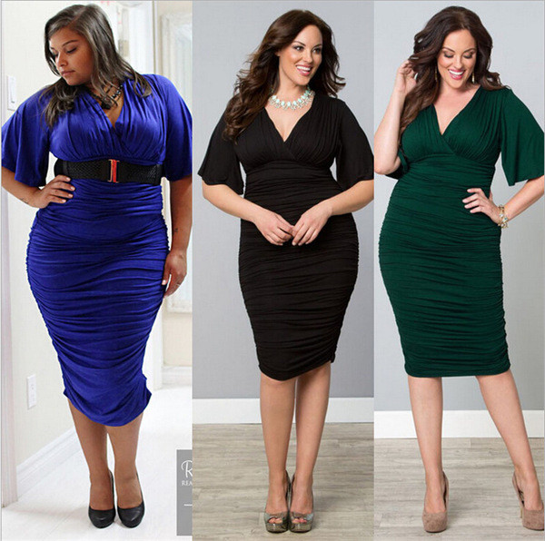 Κομψό  γυναικείο φόρεμα  μεγέθους MAXI σε τέσσερα χρώματα