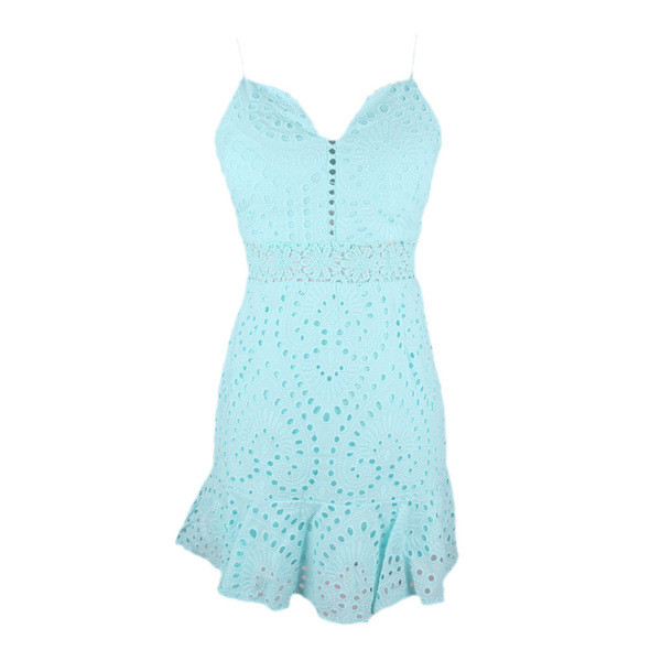 Καλοκαιρινό γυναικείο φόρεμα με ντεκολτέ σε σχήμα V σε δύο χρώματα