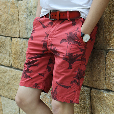 Ανδρικά σορτς με floral μοτίβα