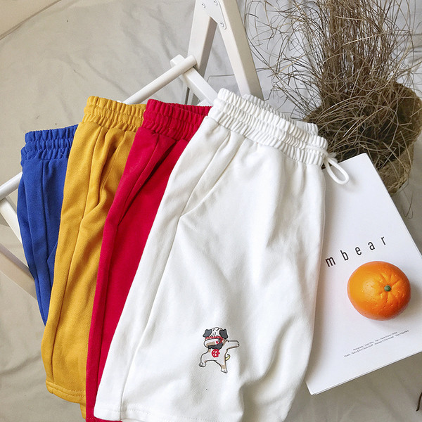 Férfi rövid rövidnadrág több színben elasztikus derékkal