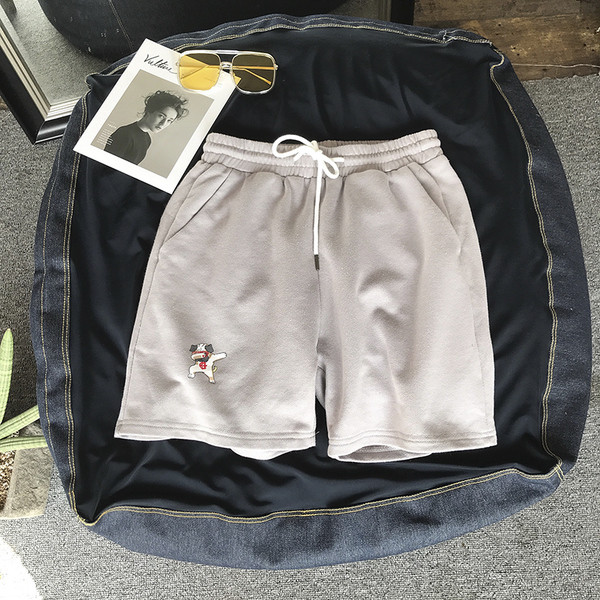 Férfi rövid rövidnadrág több színben elasztikus derékkal