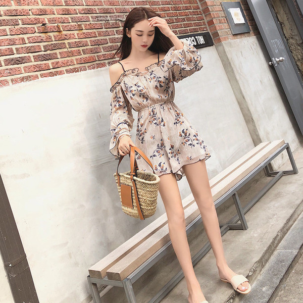 Γυναικεία ολόσωμι φόρμα με floral μοτίβα