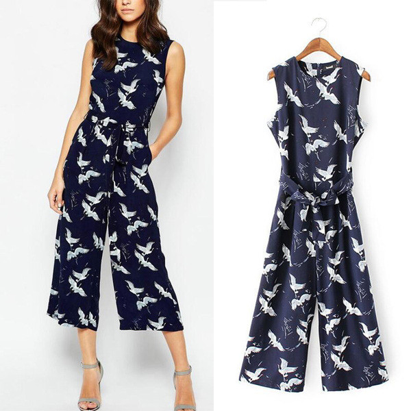 Γυναικείες φόρμες με floral μοτίβο  και ζώνη