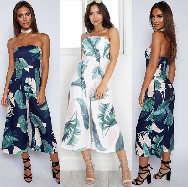 Γυναικεία ολόσωμι φόρμα με λουλούδια και μανίκια σε 2 χρώματα