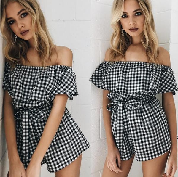 Γυναικεία ολόσωμι φόρμα με ζώνι