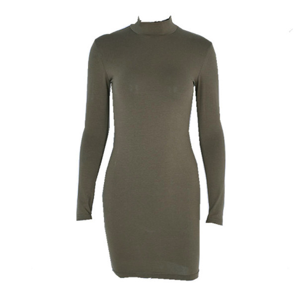 Rochie de primavara-toamna cu maneci lungi