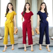 Κομψές γυναικείες φόρμες με ζώνη σε διάφορα χρώματα