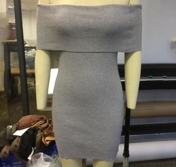 Μοντέρνο γυναικείο φόρεμα σε διάφορα χρώματα