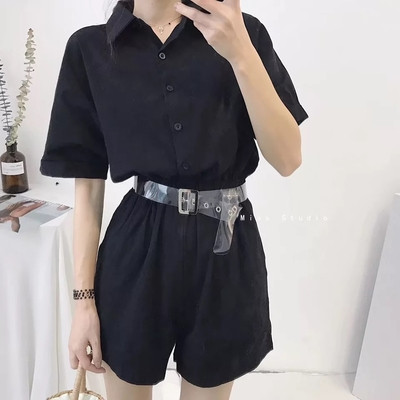 Γυναικείες φόρμες με ζώνη και κουμπιά κατάλληλα για τη καθημερινή ζωή σε διάφορα χρώματα