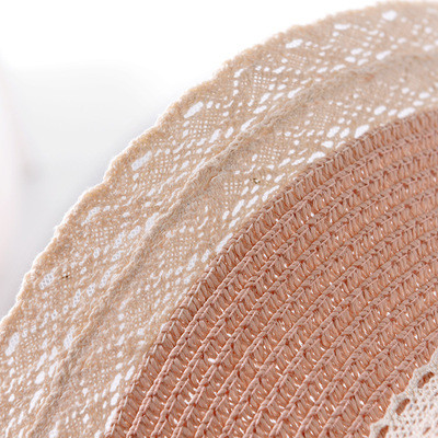 Palarie de dama eleganta cu panglica si dantela in mai multe culori