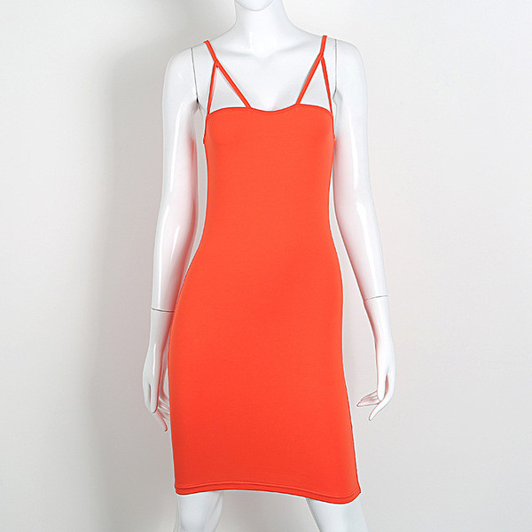 Σέξυ γυναικείο φόρεμα  με λεπτές λουρίδες