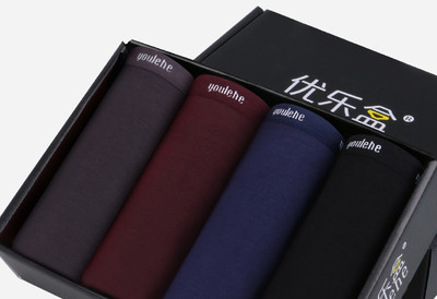 Ανδρικά βαμβακερά μπόξερ - 4 κομμάτια