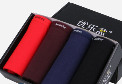 Ανδρικά βαμβακερά μπόξερ - 4 κομμάτια