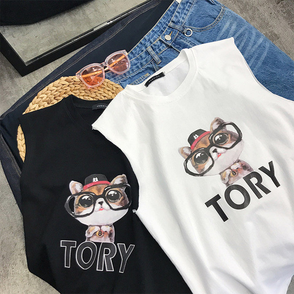 Ανδρικό μπλουζάκι με ασπρόμαυρη εκτύπωση