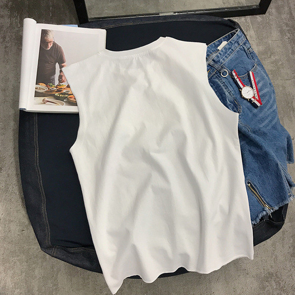 Ανδρικό μπλουζάκι σε δύο χρώματα με επιγραφή κατάλληλο για τη καθημερινή ζωή