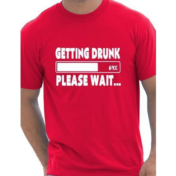 Мъжка тениска с интересен надпис - ежедневна