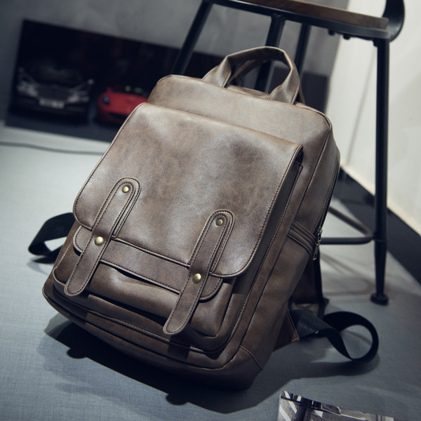 Rucsac elegant pentru bărbați din piele ecologică în două modele