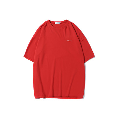 T-Shirt για άντρες σε ευρύ σχέδιο και λαιμόκοψη, κατάλληλο για τη καθημερινή ζωή σε διάφορα χρώματα