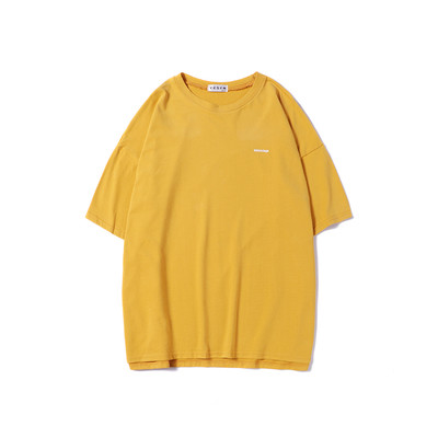 T-Shirt για άντρες σε ευρύ σχέδιο και λαιμόκοψη, κατάλληλο για τη καθημερινή ζωή σε διάφορα χρώματα