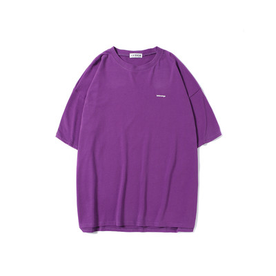 T-Shirt για άντρες σε ευρύ σχέδιο και λαιμόκοψη, κατάλληλο για τη καθημερινή ζωή σε διάφορα χρώματα