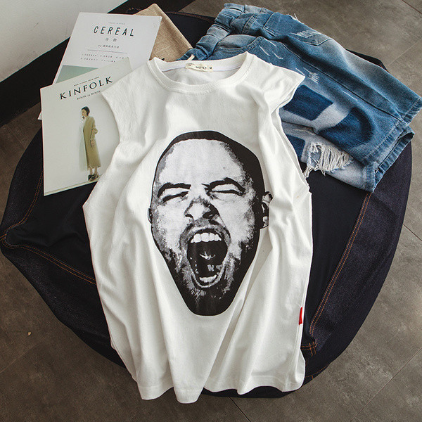 Férfi felső fekete-fehér, mintával