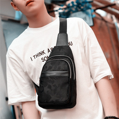 Casual ανδρική τσάντα σε σχέδια καμουφλάζ σε τέσσερα χρώματα