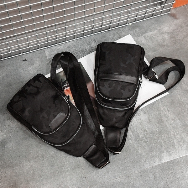 Casual ανδρική τσάντα σε σχέδια καμουφλάζ σε τέσσερα χρώματα