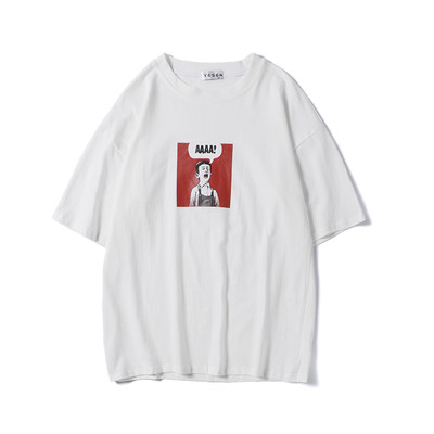 Ανδρικό μπλουζάκι με πολύχρωμο μοντέλο