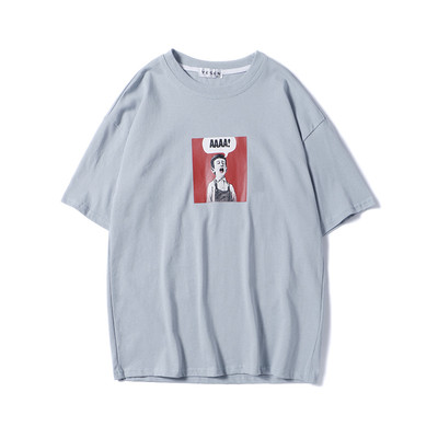 Ανδρικό μπλουζάκι με πολύχρωμο μοντέλο