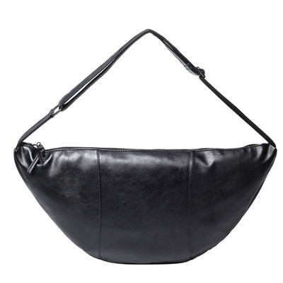 Casual ανδρική τσάντα σε μαύρο χρώμα με μεγάλη λαβή