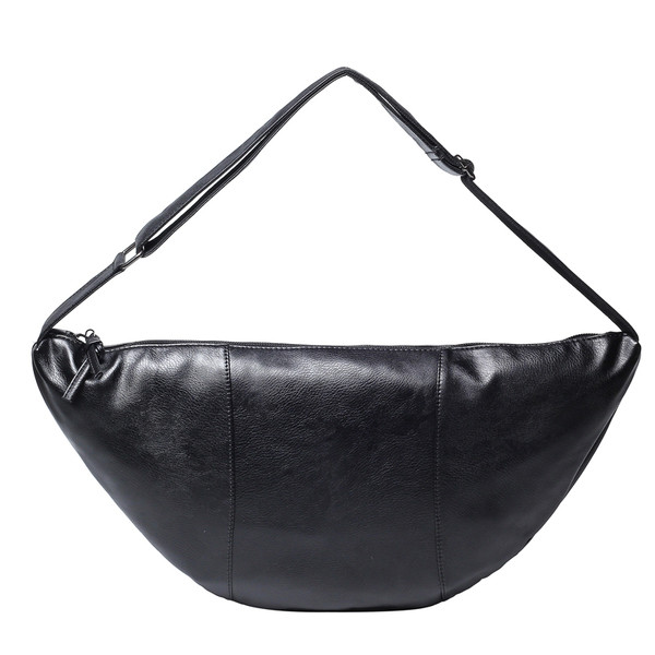 Casual ανδρική τσάντα σε μαύρο χρώμα με μεγάλη λαβή