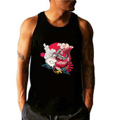 Ανδρικό μπλουζάκι σε δύο χρώματα με εκτύπωση