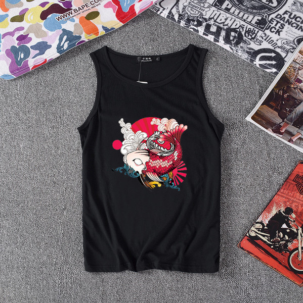 Ανδρικό μπλουζάκι σε δύο χρώματα με εκτύπωση