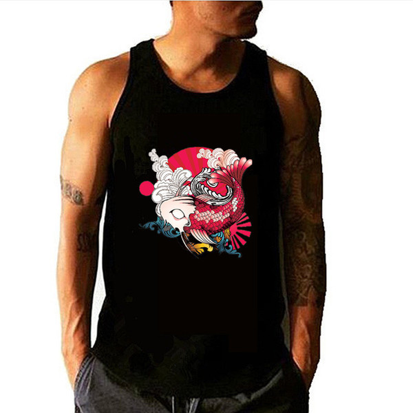 Ανδρικό μπλουζάκι σε δύο χρώματα με εκτύπωση