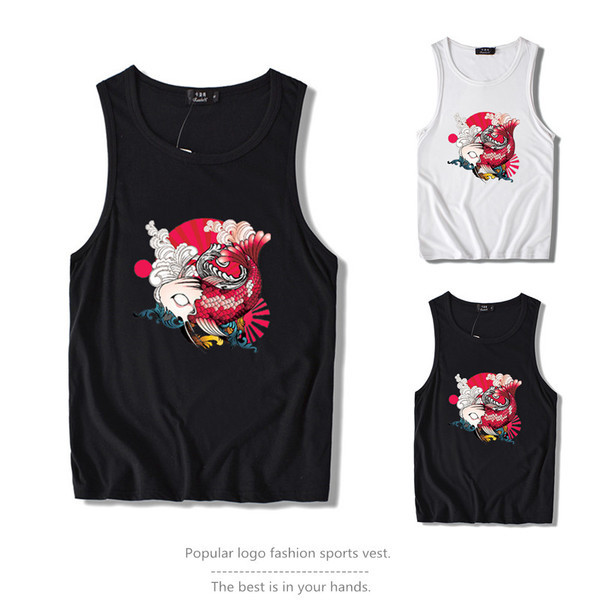 Ανδρικό μπλουζάκι σε δύο χρώματα με εκτύπωση