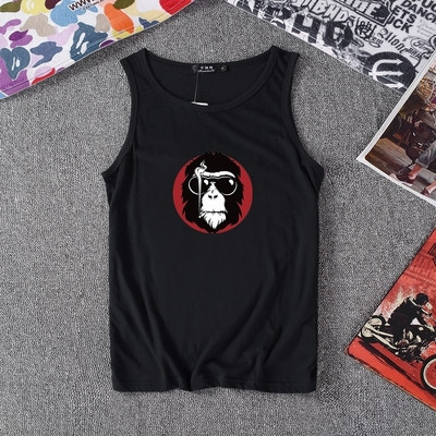 Мъжки спортно-ежедневен потник в черен и бял цвят