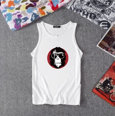 Мъжки спортно-ежедневен потник в черен и бял цвят