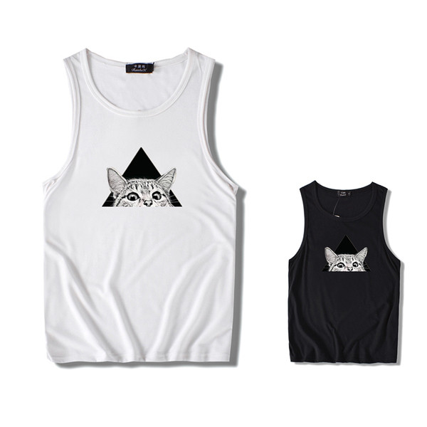 Ανδρικό μπλουζάκι σε δύο χρώματα με ζωική εκτύπωση