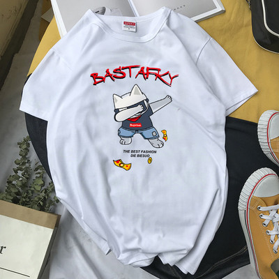 Ανδρικό μπλουζάκι με επιγραφή και έγχρωμη εκτύπωση σε διάφορα μοντέλα