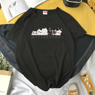 Ανδρικό μπλουζάκι με επιγραφή και έγχρωμη εκτύπωση σε διάφορα μοντέλα