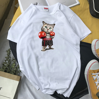 Ανδρικό μπλουζάκι με επιγραφή και έγχρωμη εκτύπωση σε διάφορα μοντέλα