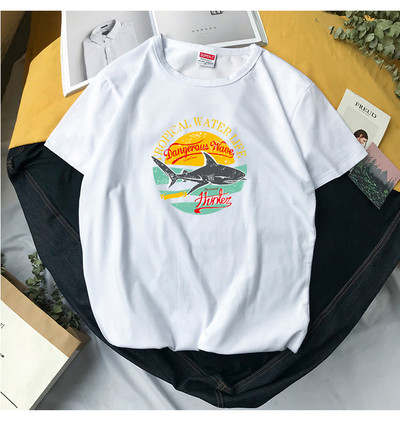 Ανδρικό μπλουζάκι με επιγραφή και έγχρωμη εκτύπωση σε διάφορα μοντέλα