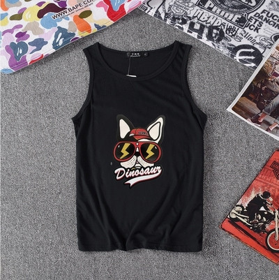 Ανδρικό μπλουζάκι σε μα'υρο και άσπρο χρώμα με εκτύπωση