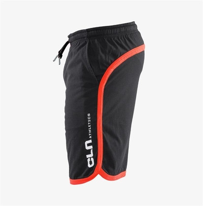 Αθλητικά ανδρικά σορτς με πολύχρωμες άκρες