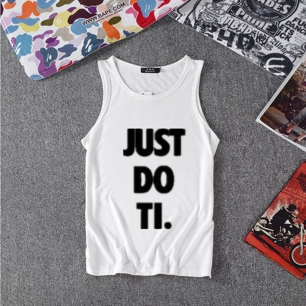 Ανδρικό αθλητικό casual t-shirt με επιγραφή