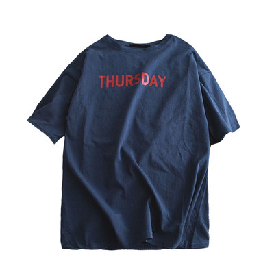 Ανδρικό T-shirt με 3/4 μανίκι και επιγραφή κατάλληλο για τη καθημερινή ζωή