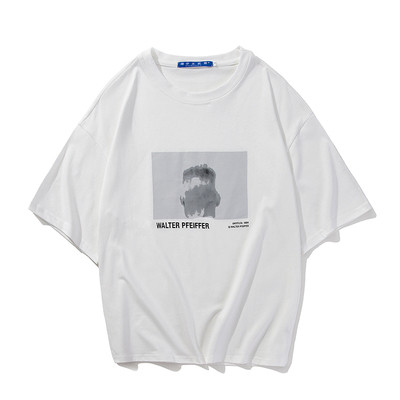 Πανέμορφο ανδρικό μπλουζάκι με εφαρμογή και επιγραφή σε διάφορα χρώματα