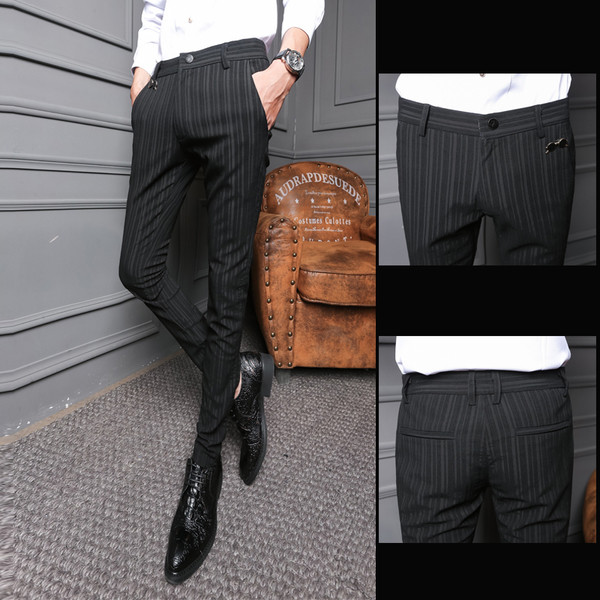 Slim ανδρικά παντελόνια 